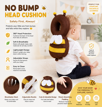 Baby Infant Toddler Helmet No Bump Safety Head Cushion
