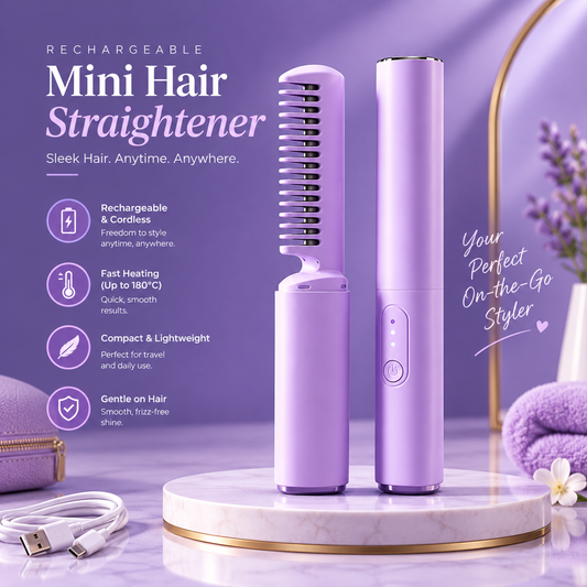 Rechargeable Mini Hair Straightener