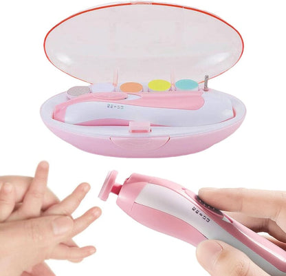Electric Nail Trimmer Set – Safe, Gentle & Stress-Free Nail Care for Babies and Adults