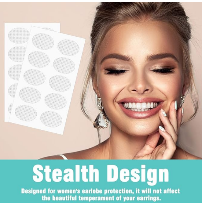 Earlobe Support Patches – Invisible Support for Heavy Earrings
