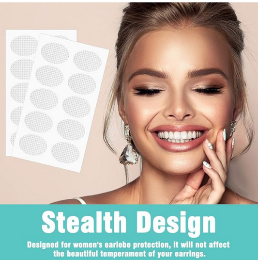 Earlobe Support Patches – Invisible Support for Heavy Earrings
