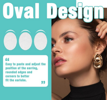 Earlobe Support Patches – Invisible Support for Heavy Earrings