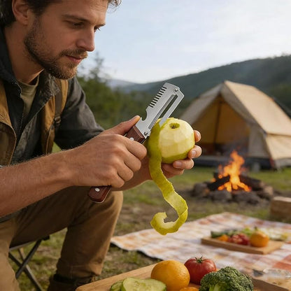 5-in-1 Multipurpose Vegetable Peeler - Peel, Slice, Julienne & More with Ease