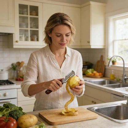 5-in-1 Multipurpose Vegetable Peeler - Peel, Slice, Julienne & More with Ease